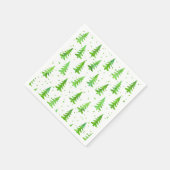 Waterverf Pine Trees Servetten (Hoek)