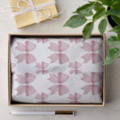 Waterverf Pink Gingham Bow Tissuepapier (Geschenk)