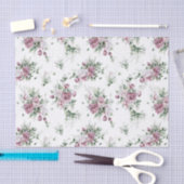 Waterverf Pink Peonies en Greenery Tissuepapier (Craft)