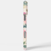 Waterverf Pioen Bloem Case-Mate iPhone Case (Achterkant / Rechts)