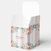 Waterverf Pioen Bloem Favor Box Bedankdoosjes (Geopend)