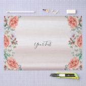 Waterverf Pioen Bloem Tissue Papier (Craft)