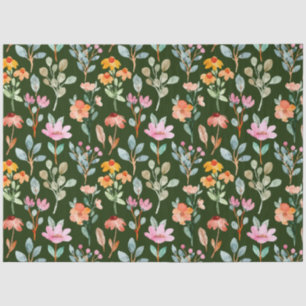  Waterverf pioenroos floral decoupage Tissuepapier