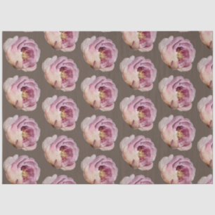 Waterverf pioenroos floral decoupage Tissuepapier