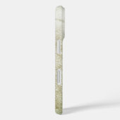 Waterverf Plant en achtergrond met naam Case-Mate iPhone Case (Achterkant / Rechts)