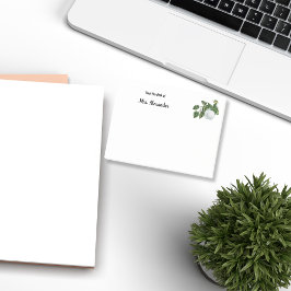 Waterverf Plant stijlvol van het bureau van Sticky Post-it® Notes