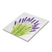 Waterverf Plant van lavender Rustic Kitchen Tegeltje (Zijkant)