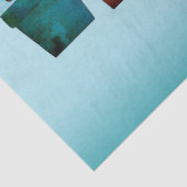 Waterverf Planten woestijn Cactus Tissuepapier (Detail)