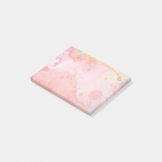 Waterverf plastic in pastels post-it® notes (Schuin)
