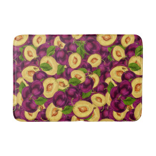 Waterverf Plums Badmat
