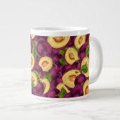 Waterverf Plums Extra Grote Beker (Voorkant rechts)