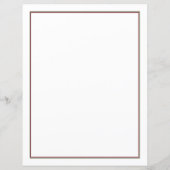 Waterverf poinsettia Kerst briefpapier (Achterkant)