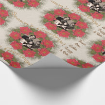 Waterverf Poinsettia Wreator met Uw Foto