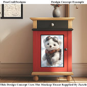 Waterverf Polar Beer Cub Explorer CD9 Decoupage Tissuepapier