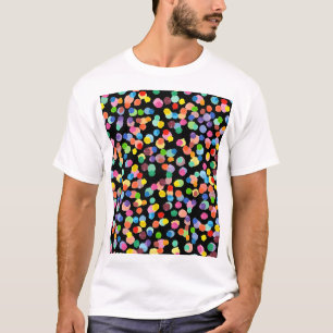 Waterverf Polka Dot, Paasachtergrond. T-shirt