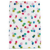 Waterverf Polka Dot Poms Medium Cadeauzakje (Voorkant)