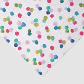 Waterverf Polka Dot Poms Tissuepapier (Detail)