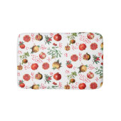 Waterverf Pomegranate Mediterranean Fruit Pattern Badmat (Voorkant)