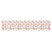 Waterverf Pomegranate Mediterranean Fruit Pattern Korte Tafelloper (Horizontaal)