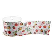 Waterverf Pomegranate Mediterranean Fruit Pattern Lint (Spoel)