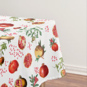 Waterverf Pomegranate Mediterranean Fruit Pattern Tafelkleed (Voorbeeld)