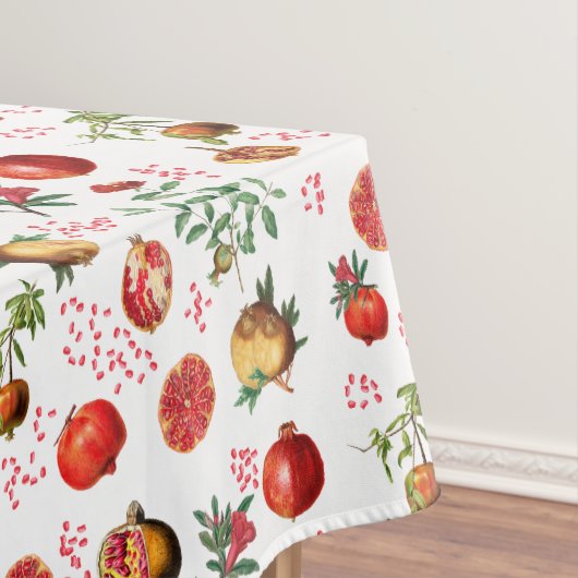 Waterverf Pomegranate Mediterranean Fruit Pattern Tafelkleed (Voorbeeld)