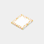 Waterverf pomkin Patroon 3 Post-it® Notes (Schuin)