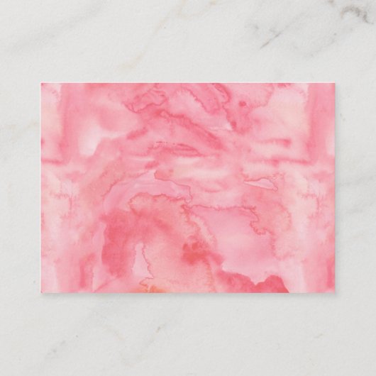 Waterverf Pompoen Glitter Luier Raffle Ticket Informatiekaartje (Achterkant)