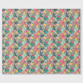  Waterverf pompoen: herfstpatroon Cadeaupapier (Vlak)