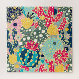  Waterverf pompoen: herfstpatroon Legpuzzel