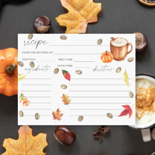 Waterverf pompoen koffie vrijgezellenfeest recept