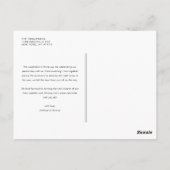 Waterverf pompoenen en esdoorn bladeren dank u briefkaart (Achterkant)