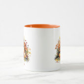 Waterverf pompoenen herfstvibes mok (Midden)