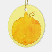 Waterverf pompoenen keramisch ornament (Links)
