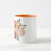 Waterverf pompoenen met aangepaste tekst mok (Midden)