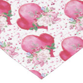 waterverf pony, waterverf hart korte tafelloper (Hoek)