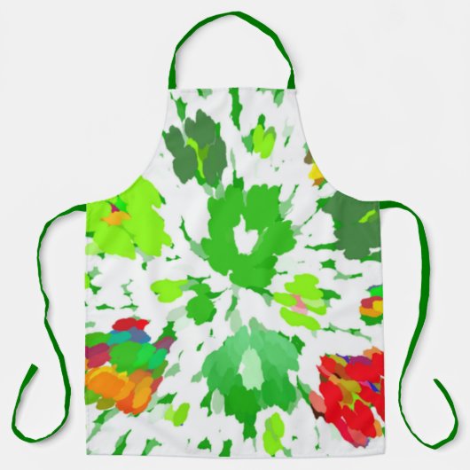 Waterverf Pop Art Floral Schort (Voorkant)