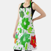 Waterverf Pop Art Floral Schort (Insitu)