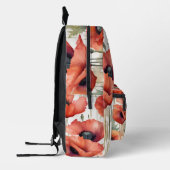 Waterverf Poppy Flowers Rugzak (Links)