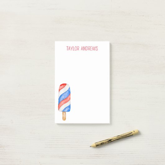 Waterverf Popsicle Post-it notities Post-it® Notes (Op bureau)