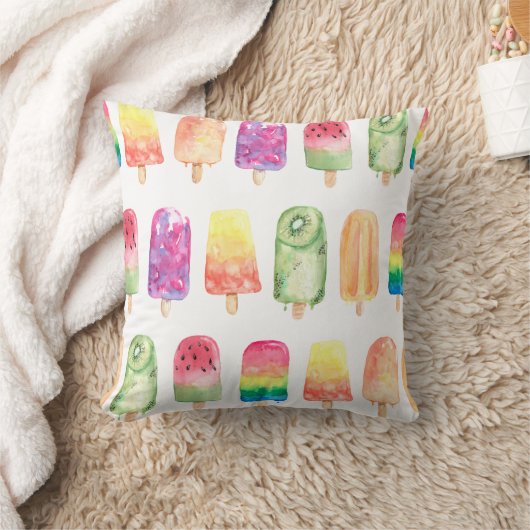Waterverf Popsicles Kussen (Deken)
