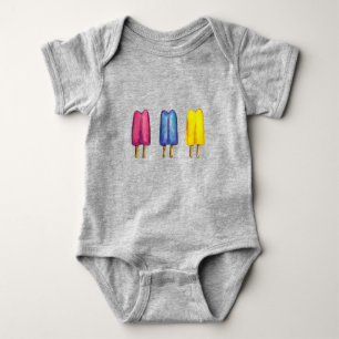 Waterverf Popsicles Twin Pop Pop Ice Lollies Romper