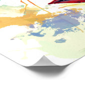 Waterverf portret poster (Hoek)