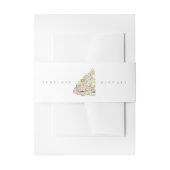 Waterverf Positano Italië Bestemmingsweddenschap Uitnodigingen Wikkel (Voorkant Voorbeeld)