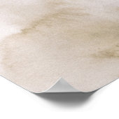 Waterverf poster Abstract Geometrische moderne kun (Hoek)