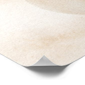 Waterverf poster Abstract Geometrische moderne kun (Hoek)