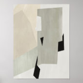 Waterverf poster Abstract Geometrische moderne kun (Voorkant)