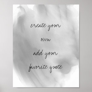 waterverf poster creëer