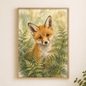 Waterverf Poster met Speelse Vos Kit Kunst