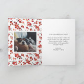 Waterverf Prettige feestdagen Rode Winterbes (Binnen)